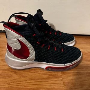 Nike Women Basketball Sneakers - Worn once - Perfect condition -Blue,red,silver